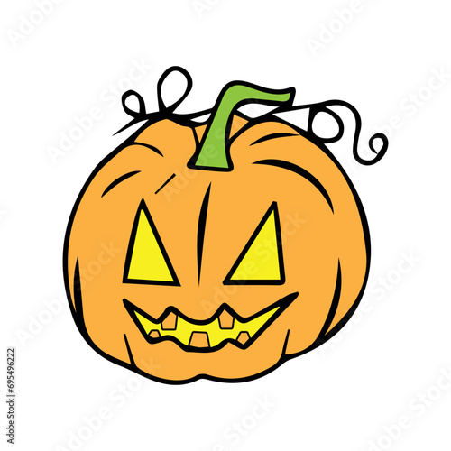 Transparent Halloween vector Pumpkin 