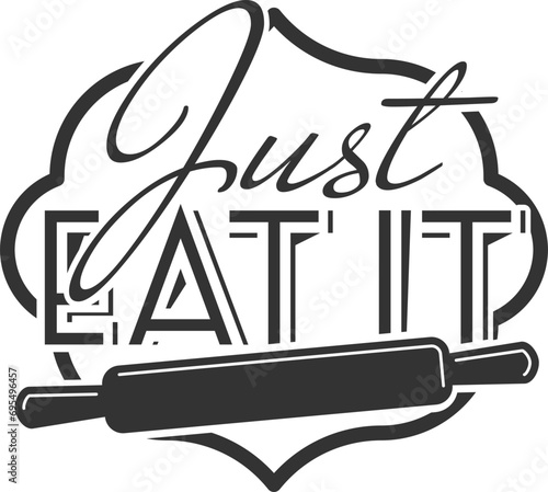 I Just Eat It - Cutting Board Illustration