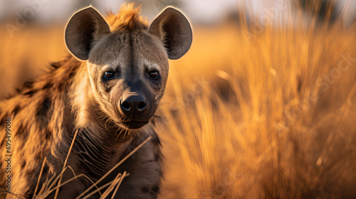 hyena in the wild