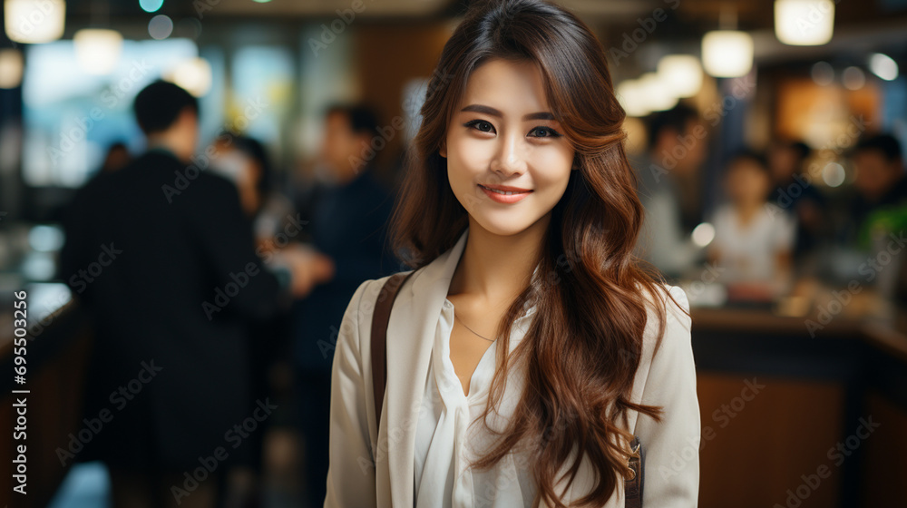 The Joyful Smile of an Asian Business Trailblazer The Joyful Smile of an Asian Business Trailblazer