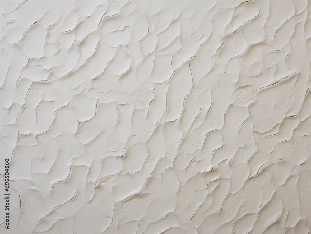 Harmonious white background of plaster on the wall, AI generator