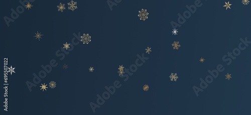colorful XMAS Stars - A whirlwind of golden snowflakes and stars. New