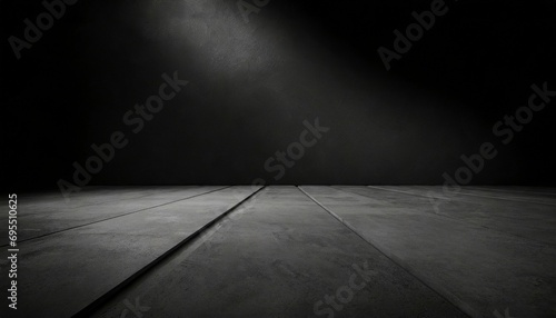 black background floor dramatic product scene concrete texture