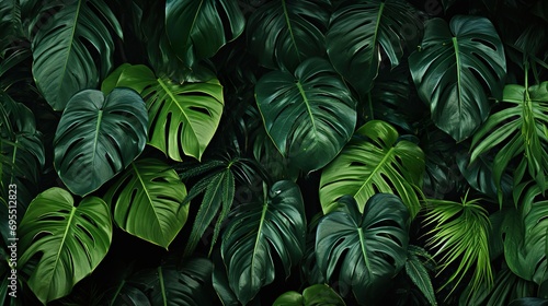 green leaves background