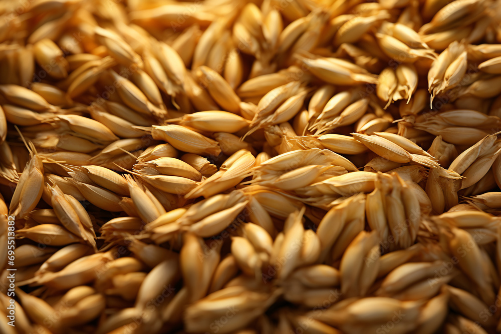 Grain close-up, top view, background wallpaper Grain close-up, top view, background wallpaper