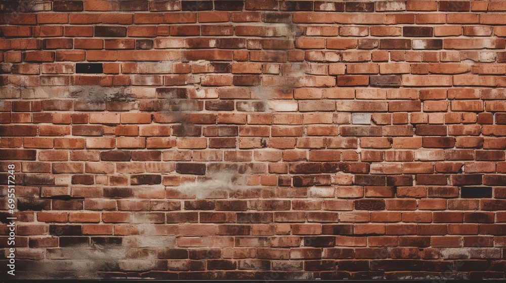 Obraz premium REALISTIC BRICK WALL TEXTURE BACKGROUND