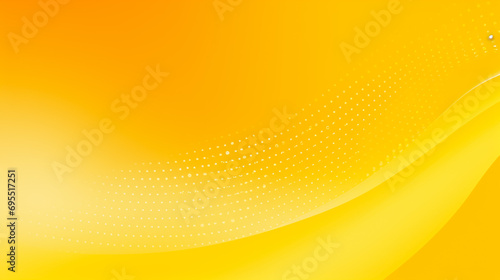 Yellow orange blurred modern background with abstract luxury wave curve pattern for illustration