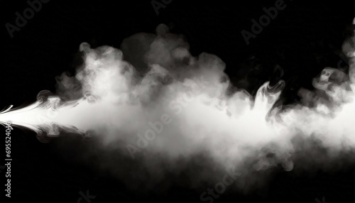 dark fog or smoke effect on white background steam explosion special effect effective texture of steam fog smoke vector illustration