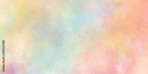 Creative paint gradients, splashes and stains for presentation and cover, Colorful and acrylic Rainbow color watercolor background, multicolor watercolor paper textured illustration with splashes.