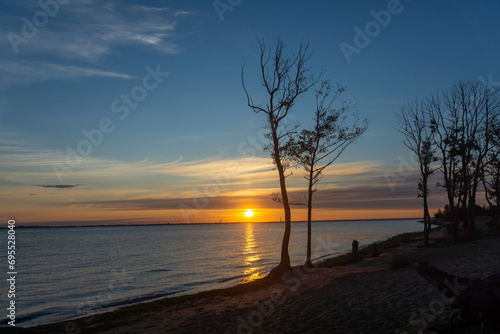 View of the sand dunes of the Gulf of Finland.