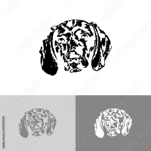 illustration of an dog