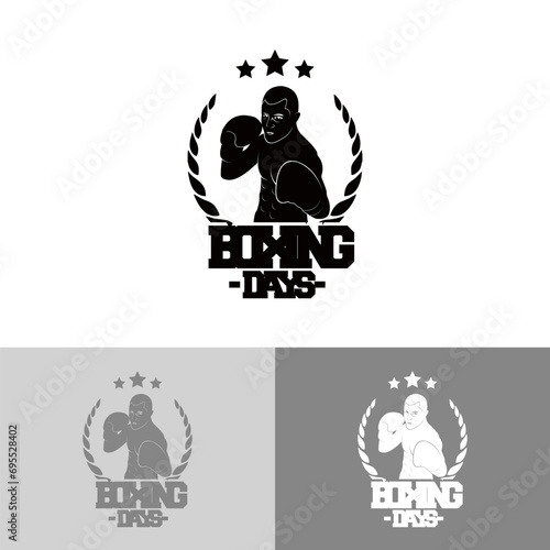 man and person boxing