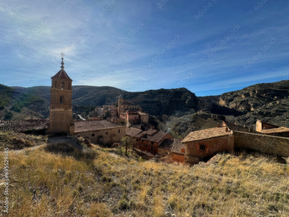 views of Albarracin from the walls The town is a world heritage site and a national monument