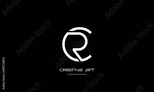 CR, RC, C, R abstract letters logo monogram photo