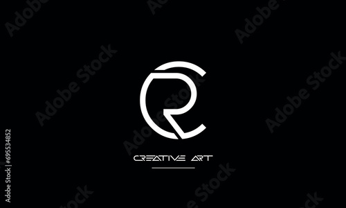 CR, RC, C, R abstract letters logo monogram