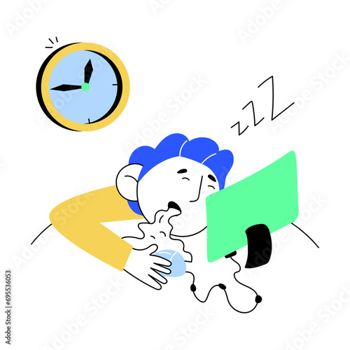 Tired Employee