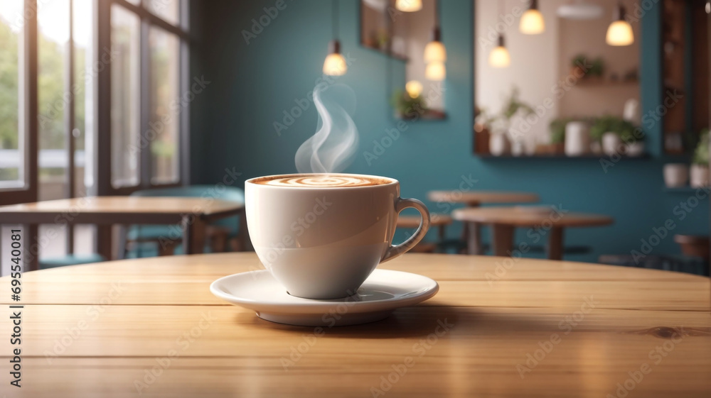 cup of coffee on a table cup of coffee on a table
