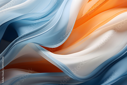 extreme closeup background with combination of blue, white  and orange colors, photo