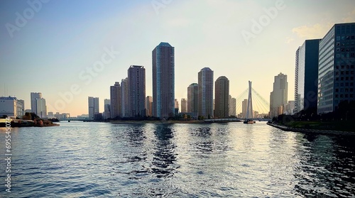 country skyline at sunset © 繁 小澤