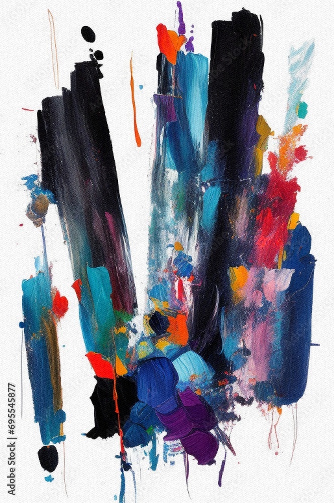 Abstract grunge background with a texture of multicolored blurry paint