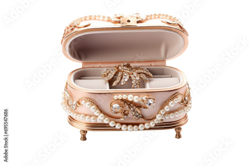 Isolated Jewelry Box Elegance on a transparent background