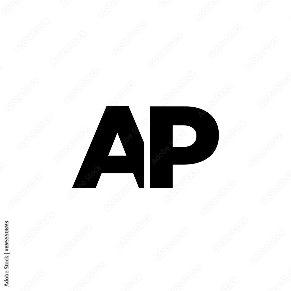 Letter A and P, AP logo design template. Minimal monogram initial based logotype. Letter A and P, AP logo design template. Minimal monogram initial based logotype.