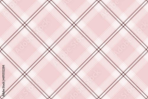 Pattern seamless check of textile texture background with a plaid vector tartan fabric.