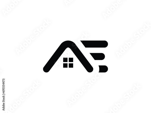 AE letter logo vector template