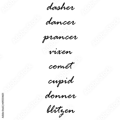 Merry Christmas,reindeer silhouette ,dasher dancer prancer vixen comet cupid donner blitzen, Reindeer jumping silhouette,deer star 