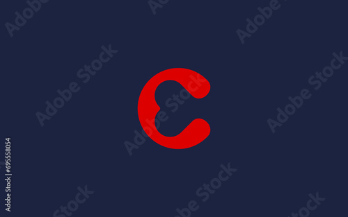 letter c with love logo icon design vector design template inspiration photo