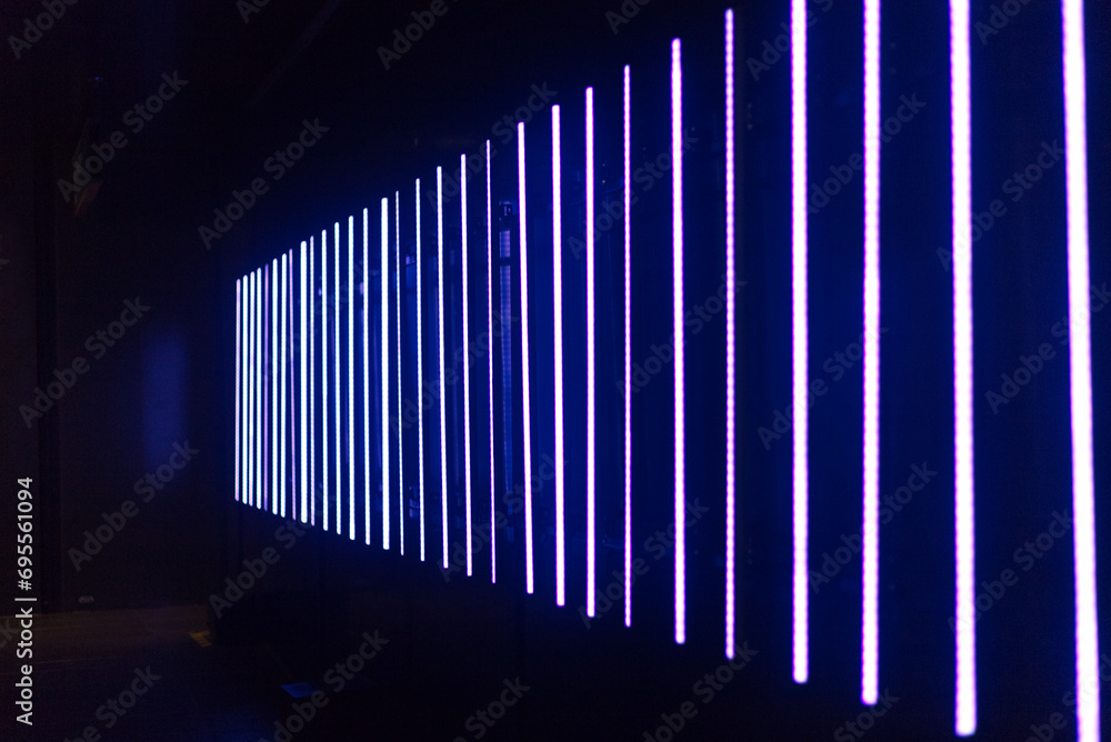 dark background with blur bokeh neon light lines dark background with blur bokeh neon light lines