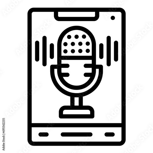 Recording Icon Style