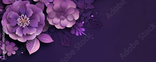 Women’s Day background purple color
