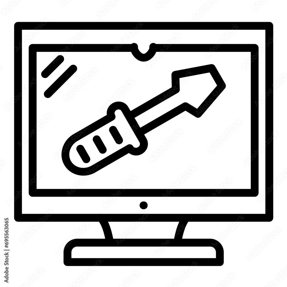 Monitor Tool Icon Style Monitor Tool Icon Style