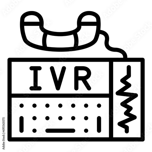 IVR System Icon Style