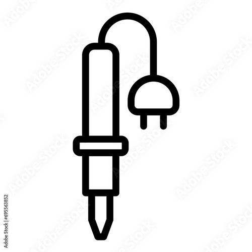 Soldering Iron Icon Style