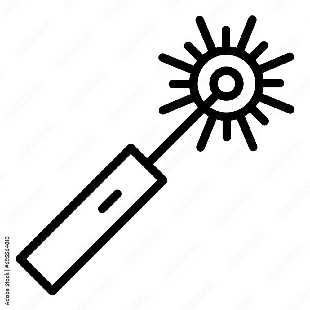 Laser Diode Icon Style Laser Diode Icon Style