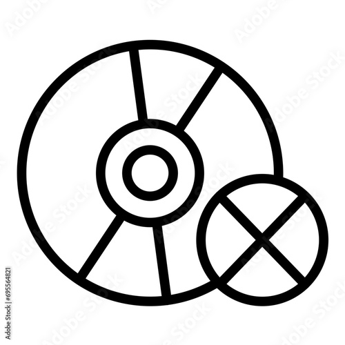 Disc Erase Icon Style