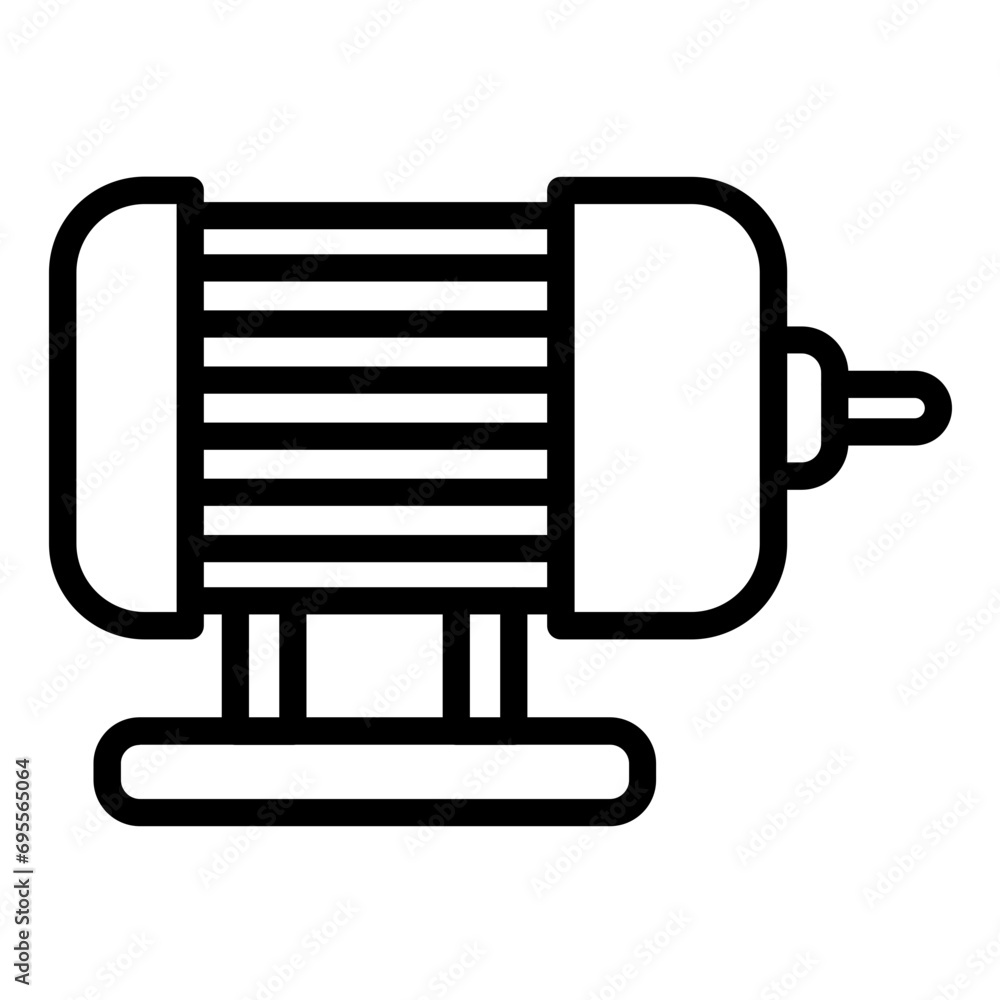 Motor Icon Style Motor Icon Style
