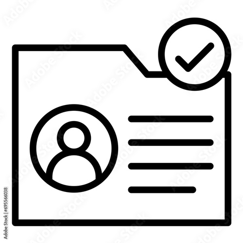 Identity Verification Icon Style