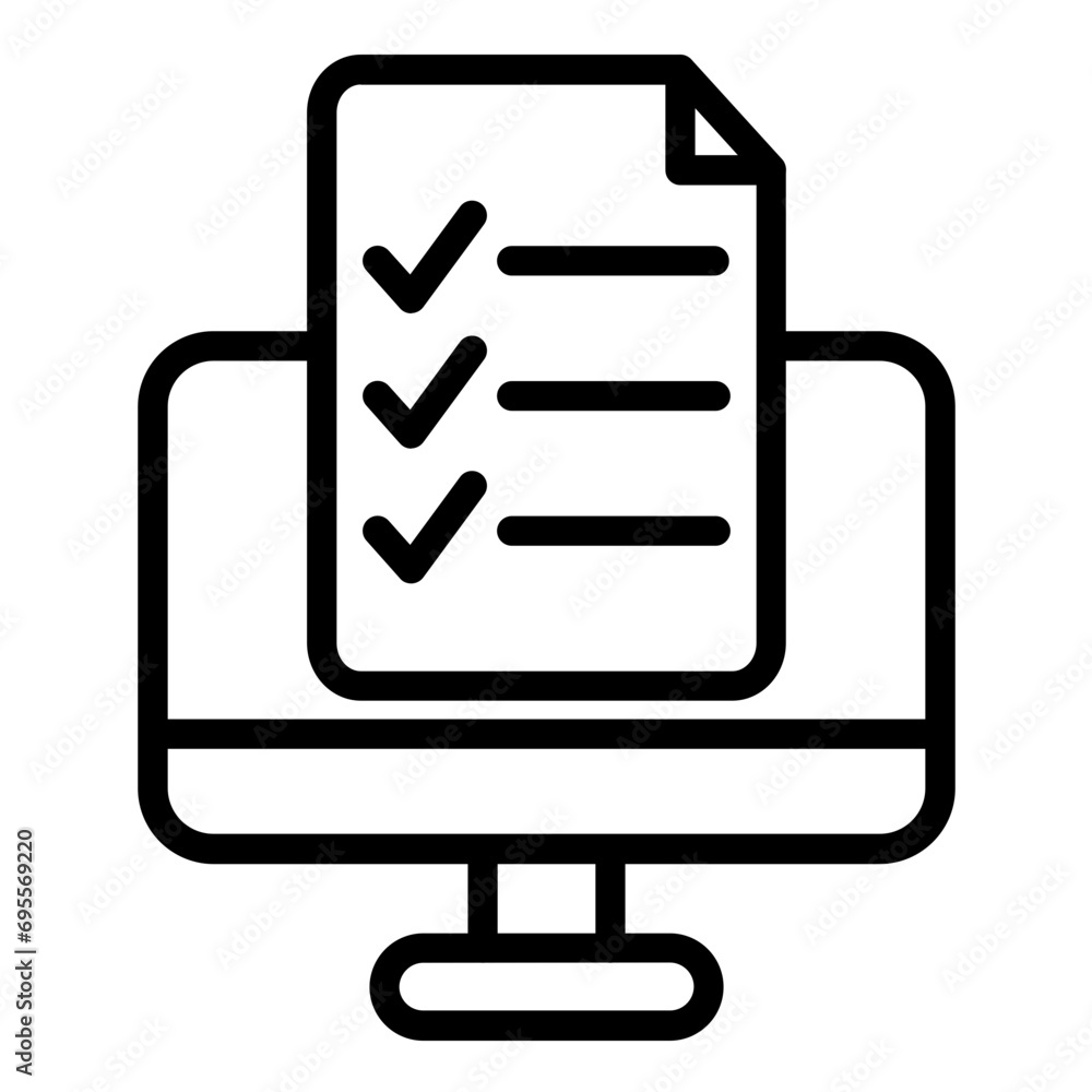 Digital Assessment Icon Style Digital Assessment Icon Style