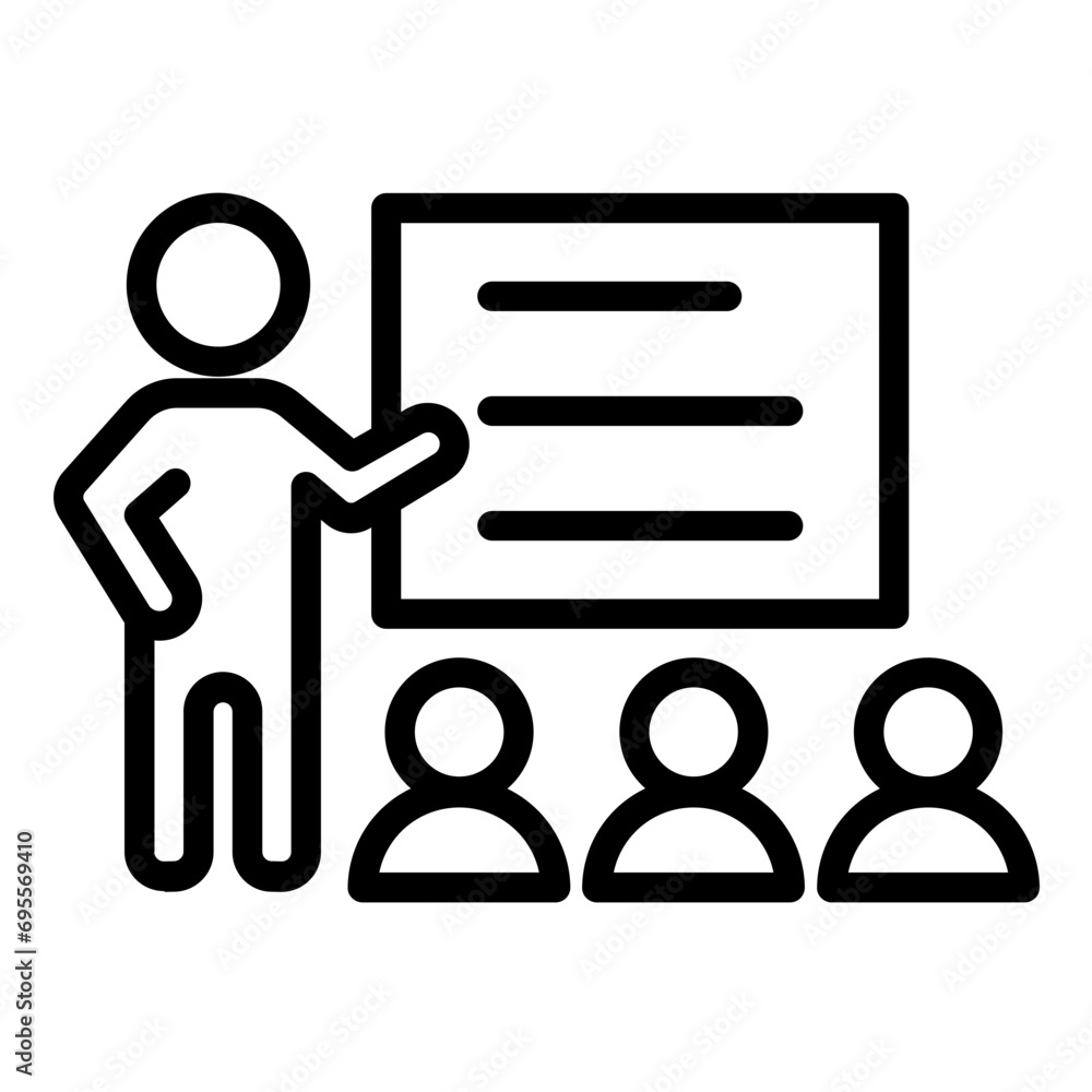 Classroom Management Icon Style Classroom Management Icon Style
