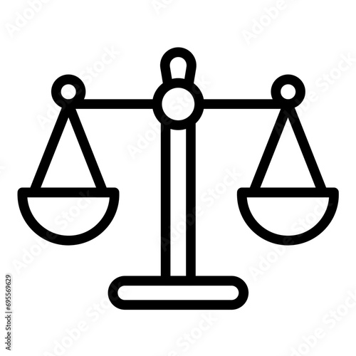 Law Icon Style