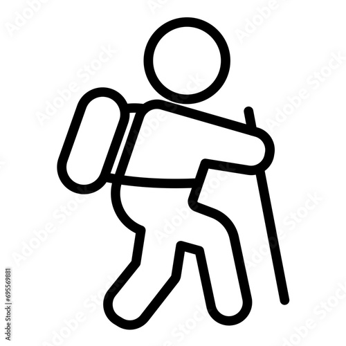 Backpacker Icon Style