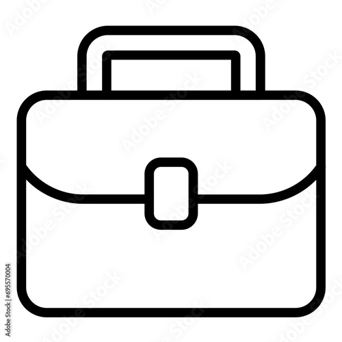 Business Briefcase Icon Style