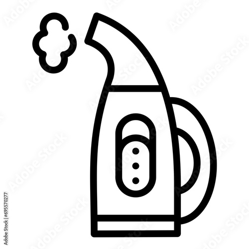 Fabric steamer Icon Style