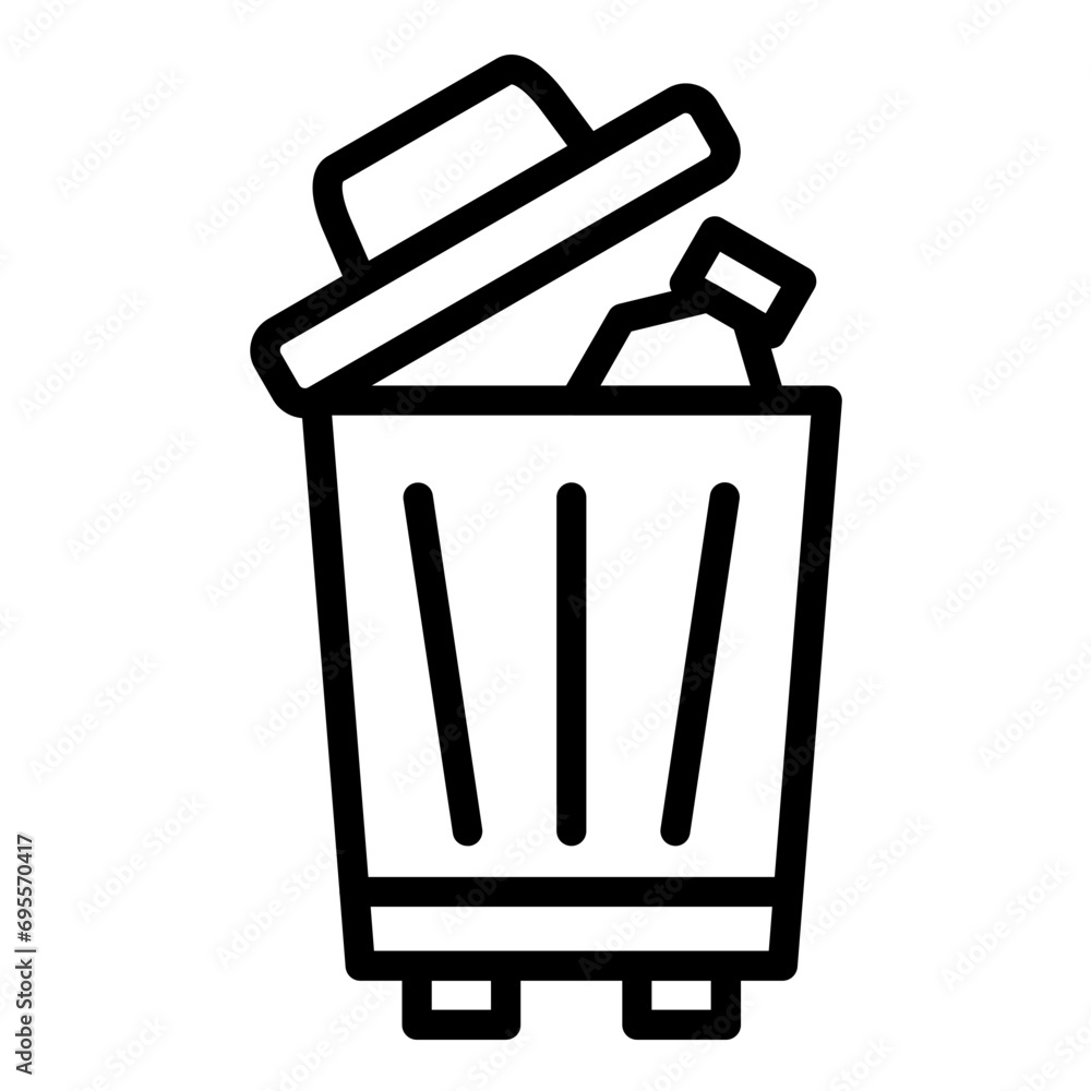 Trash can Icon Style Trash can Icon Style