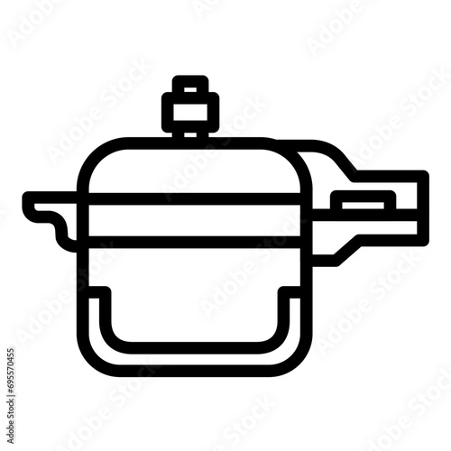 Pressure cooker Icon Style