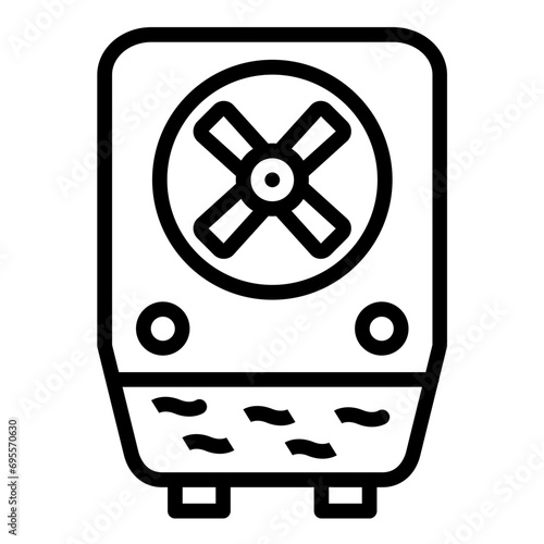 Evaporative cooler Icon Style
