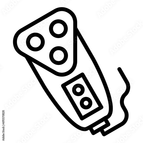 Rotary shaver Icon Style